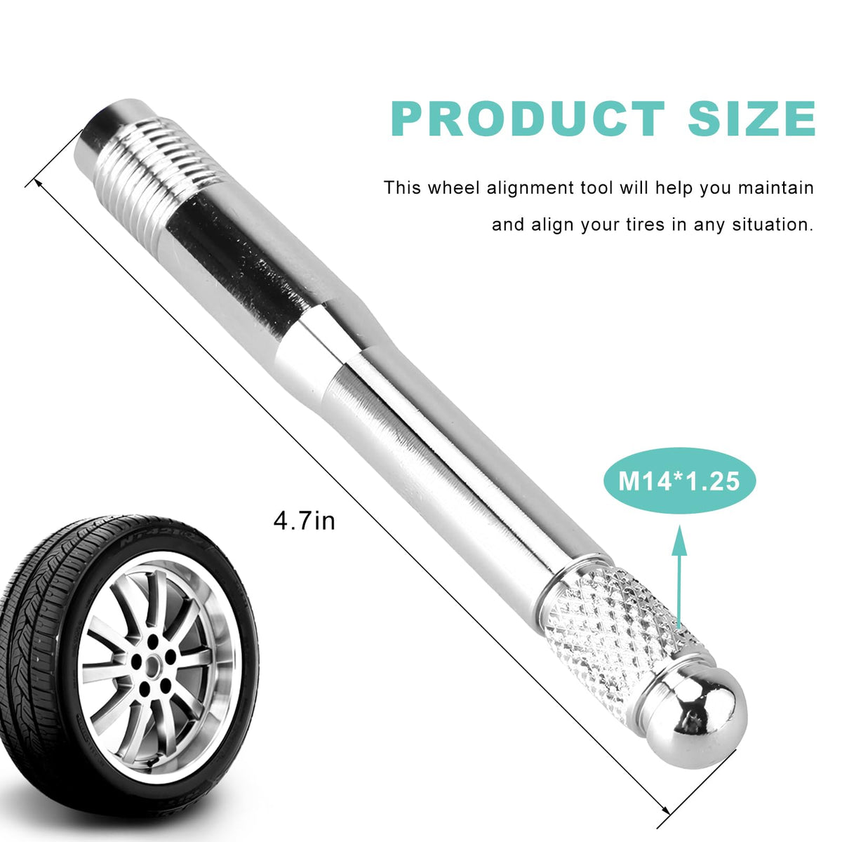 M14×1.25 Stainless Steel Wheel Alignment Pin C238665