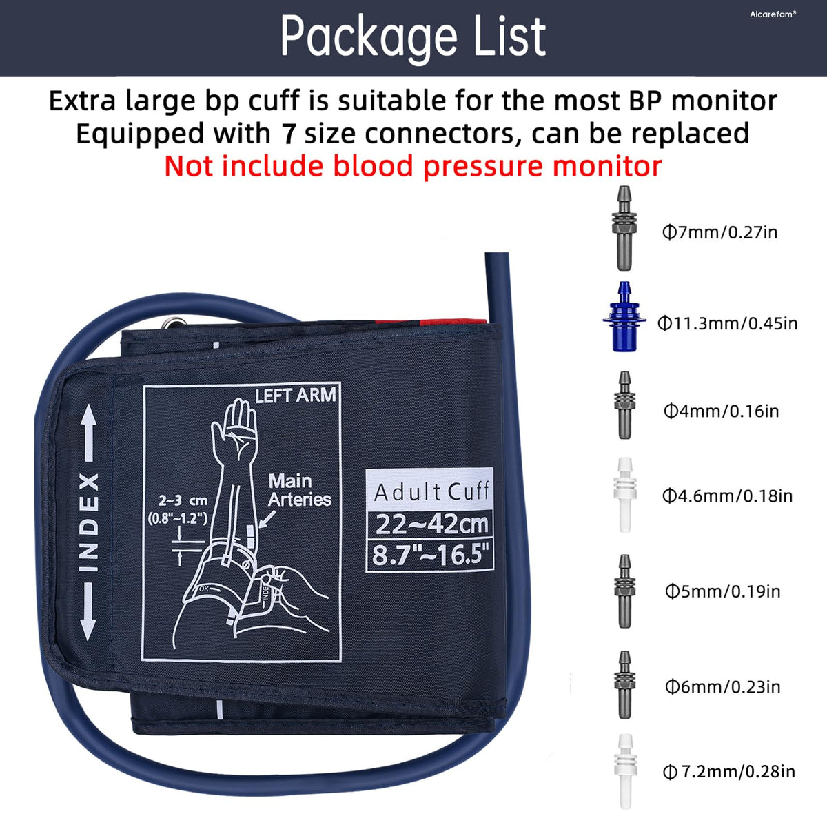 Large Blood Pressure Cuff, 8.7”-16.5” Y784719