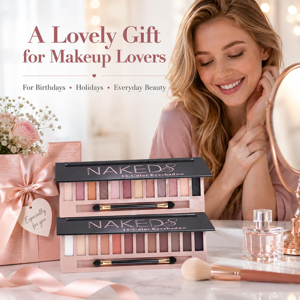 2 Pack Shimmer & Matte Eyeshadow Palette E597