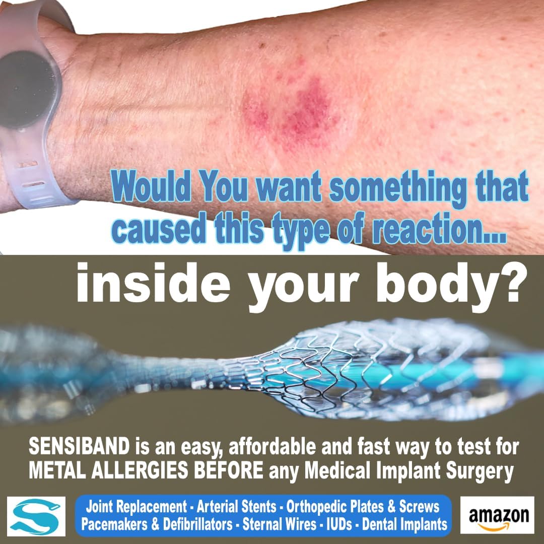 Metal Allergy Test Band for Piercings and Jewelry P197
