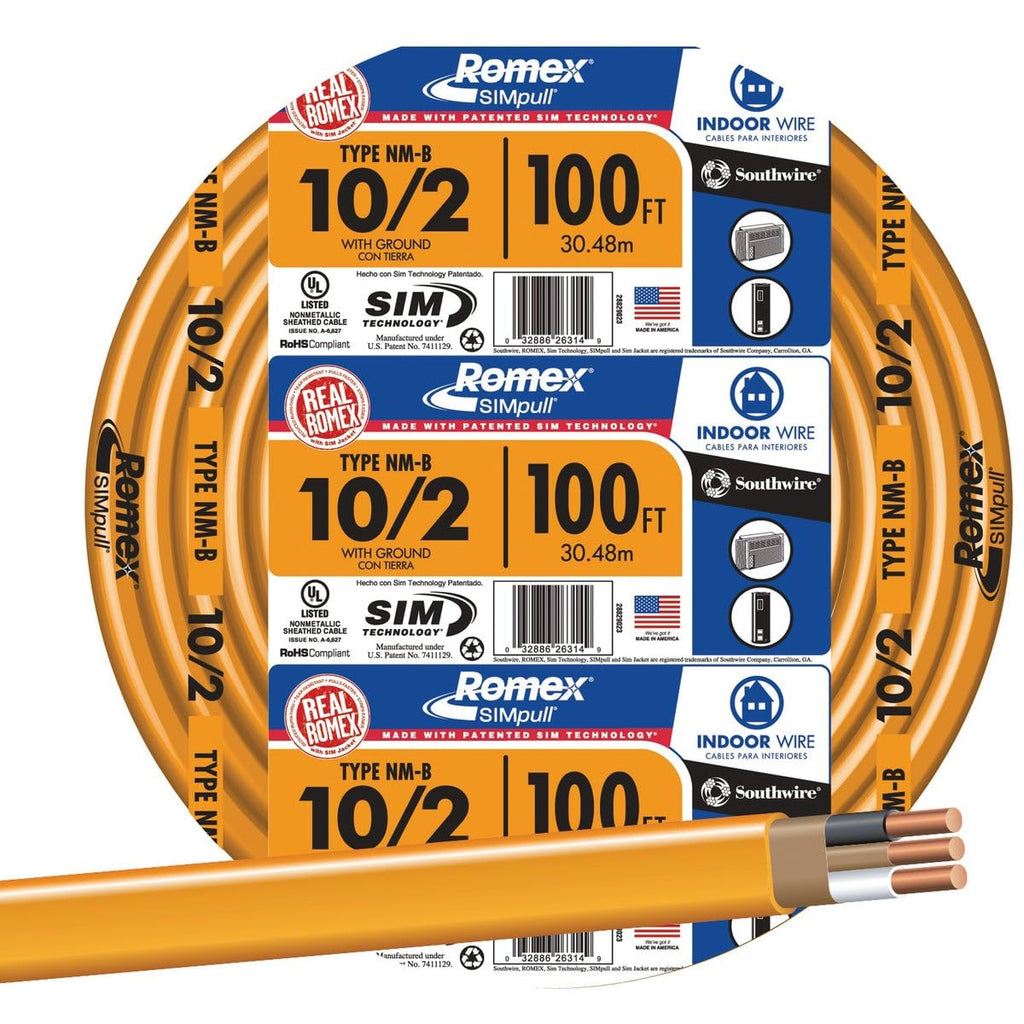 100' 10/2 NMB W/G Cable L544