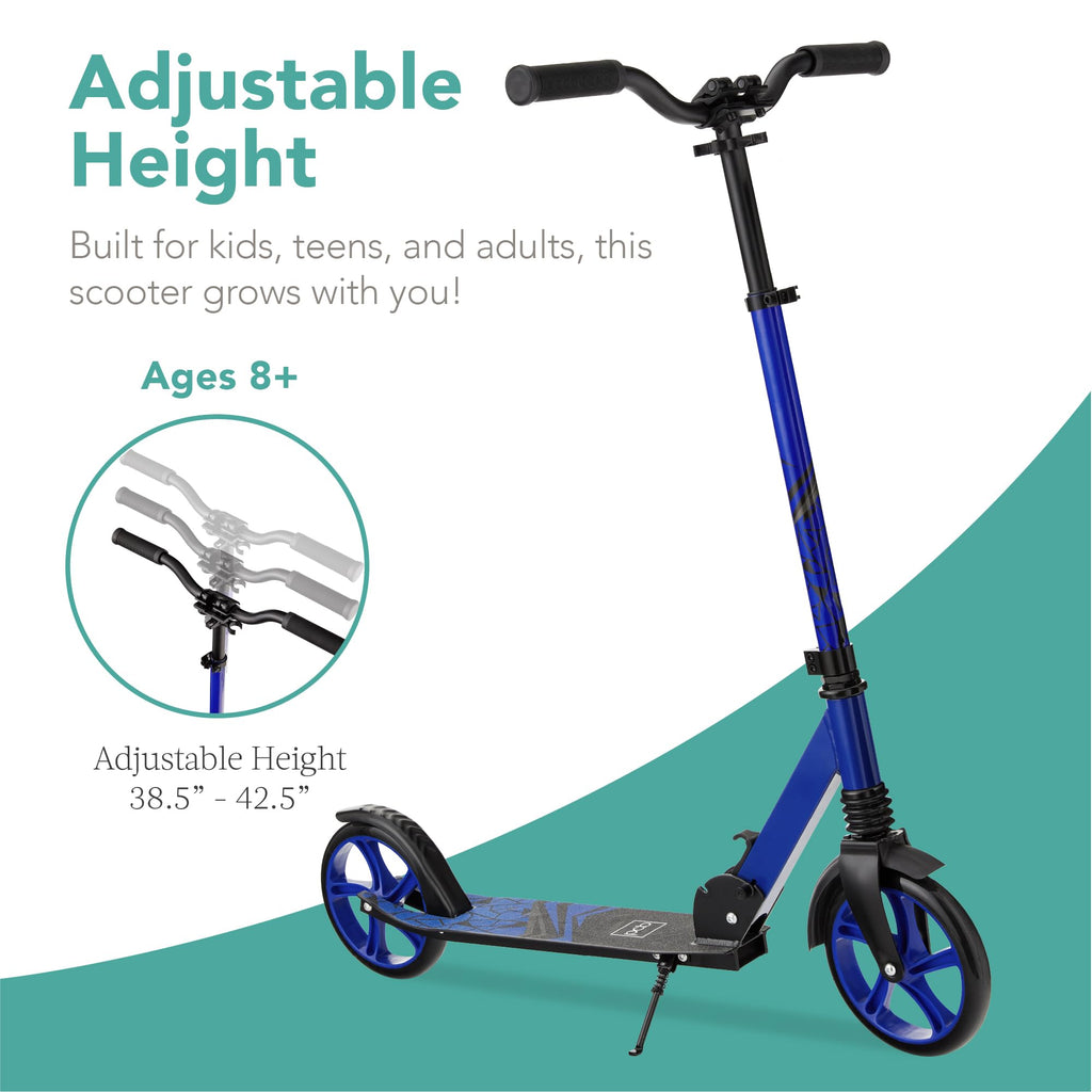 Foldable Large Wheel Kick Scooter with Suspension P352