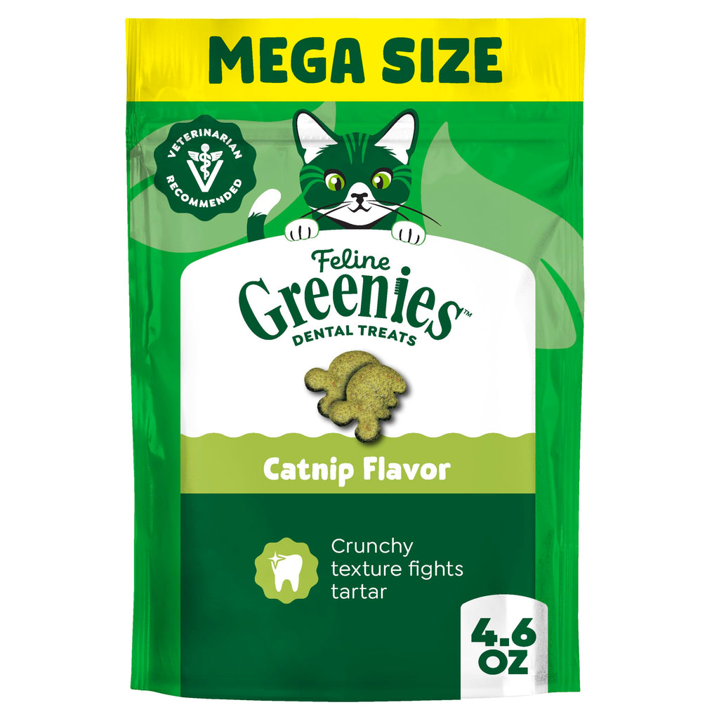 Catnip Flavor Dental Cat Treats 4.6 oz I684844