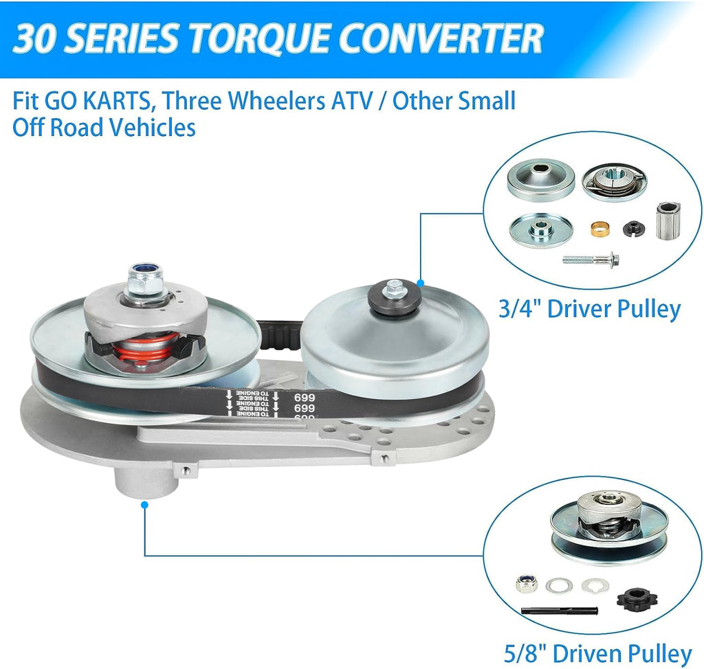 6.5 HP 3/4" Torque Converter B79433