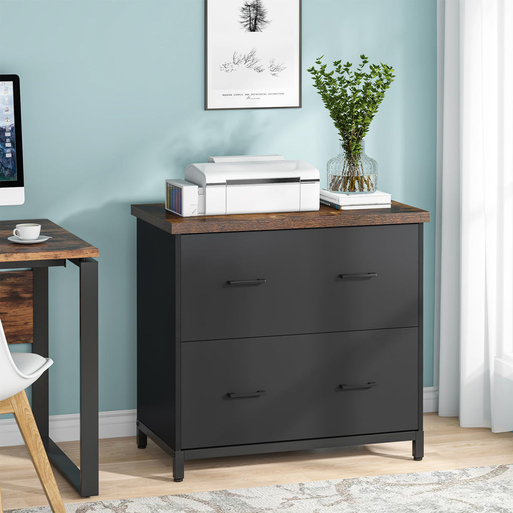 2-Drawer Wood File Cabinet A937