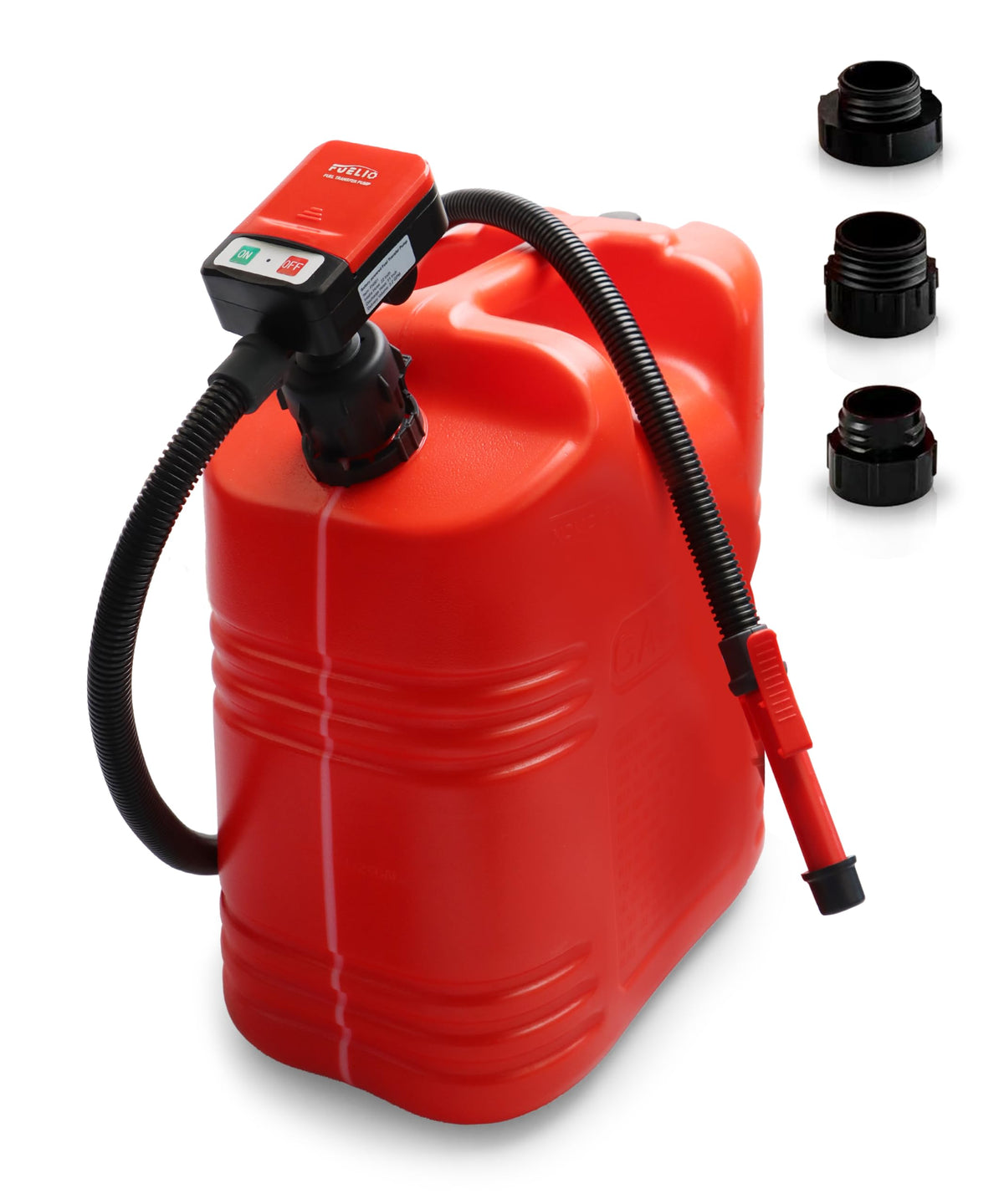 Battery Powered Gas Pump 3.2GPM Auto-Stop Nozzle 51 IN Hose X327326