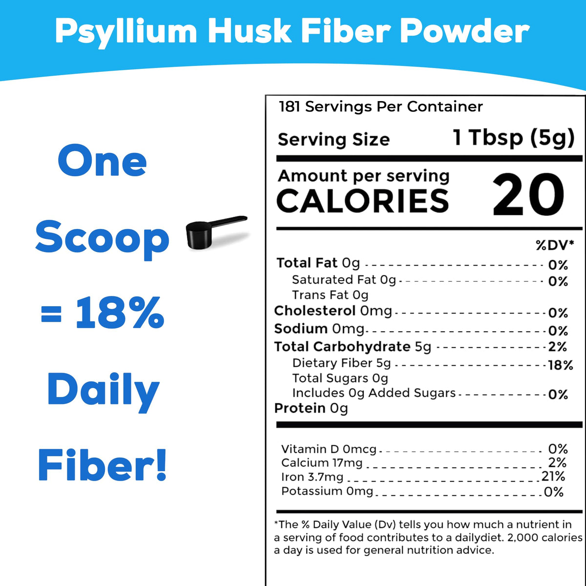Psyllium Husk Powder 32oz Finely Ground I63581