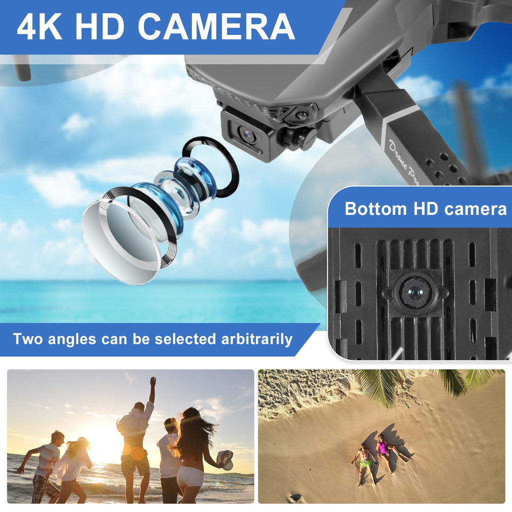 Foldable RC Quadcopter with 4K Dual Cameras J970