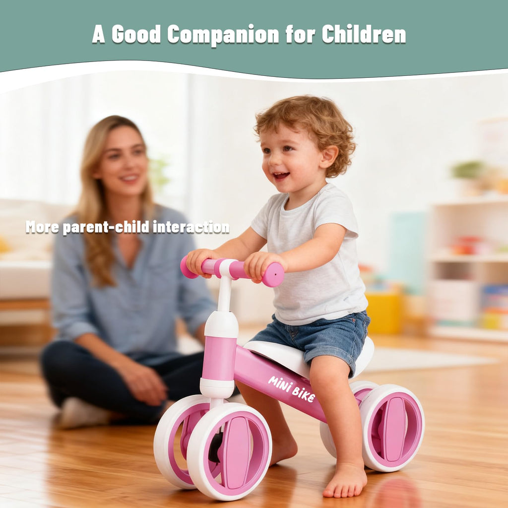 Balance Bike 4 Silent Wheels Soft Seat V926