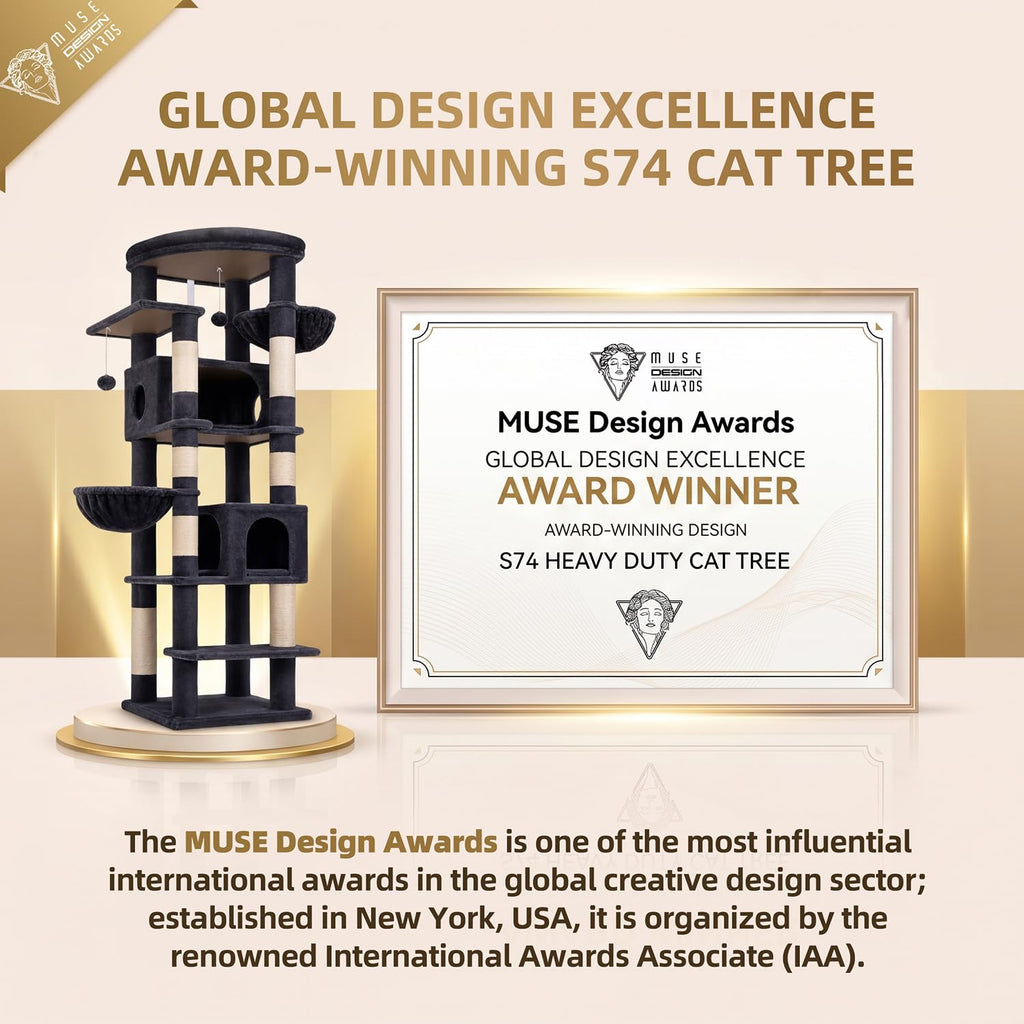 74in Heavy Duty Cat Tree Tower K442