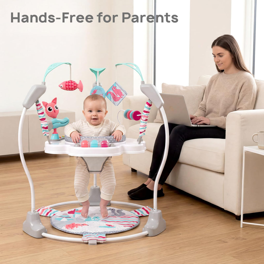 Baby Jumper Activity Center with Music & Lights, Pink H220951
