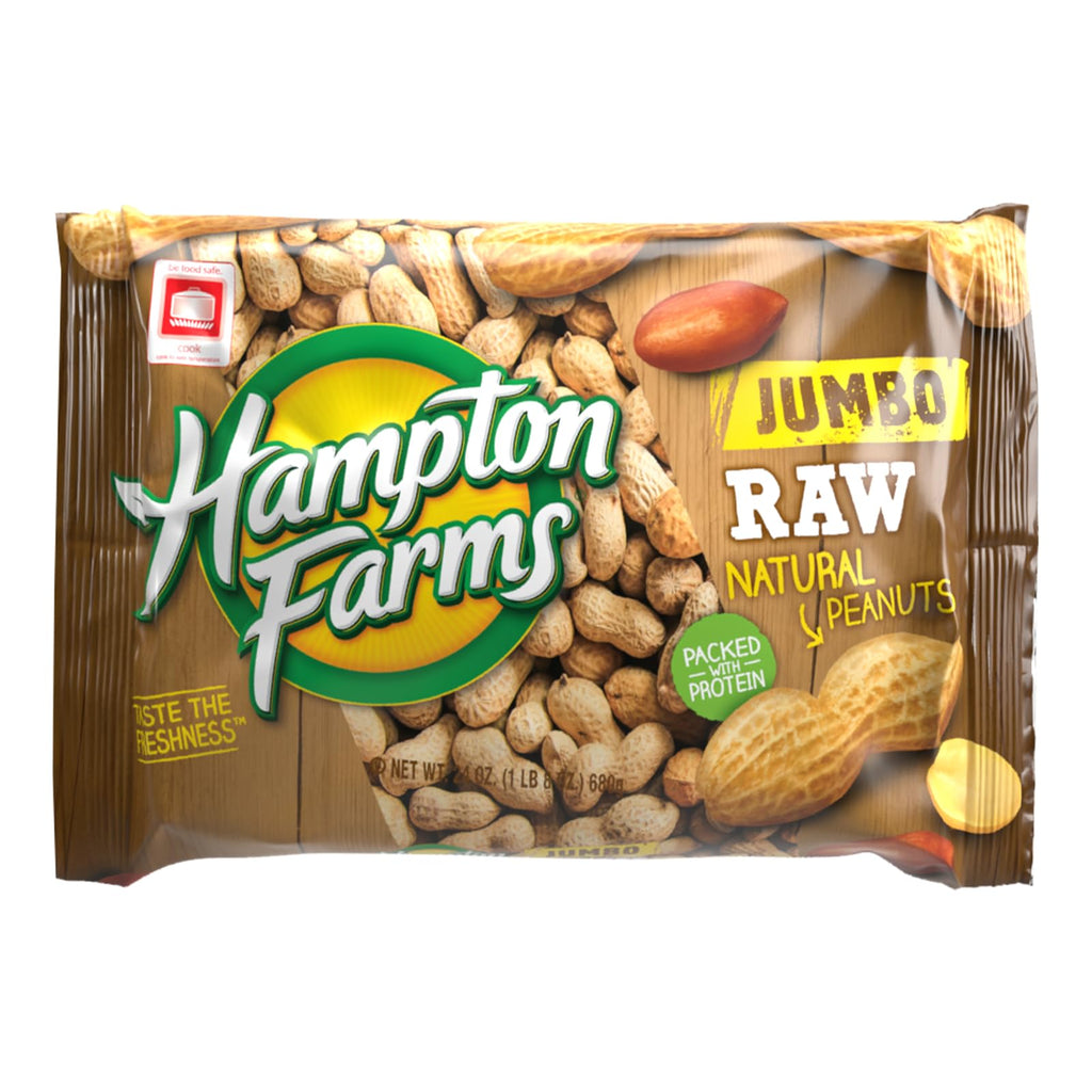 Jumbo Raw Natural In-Shell Peanuts 24 oz Bag E232