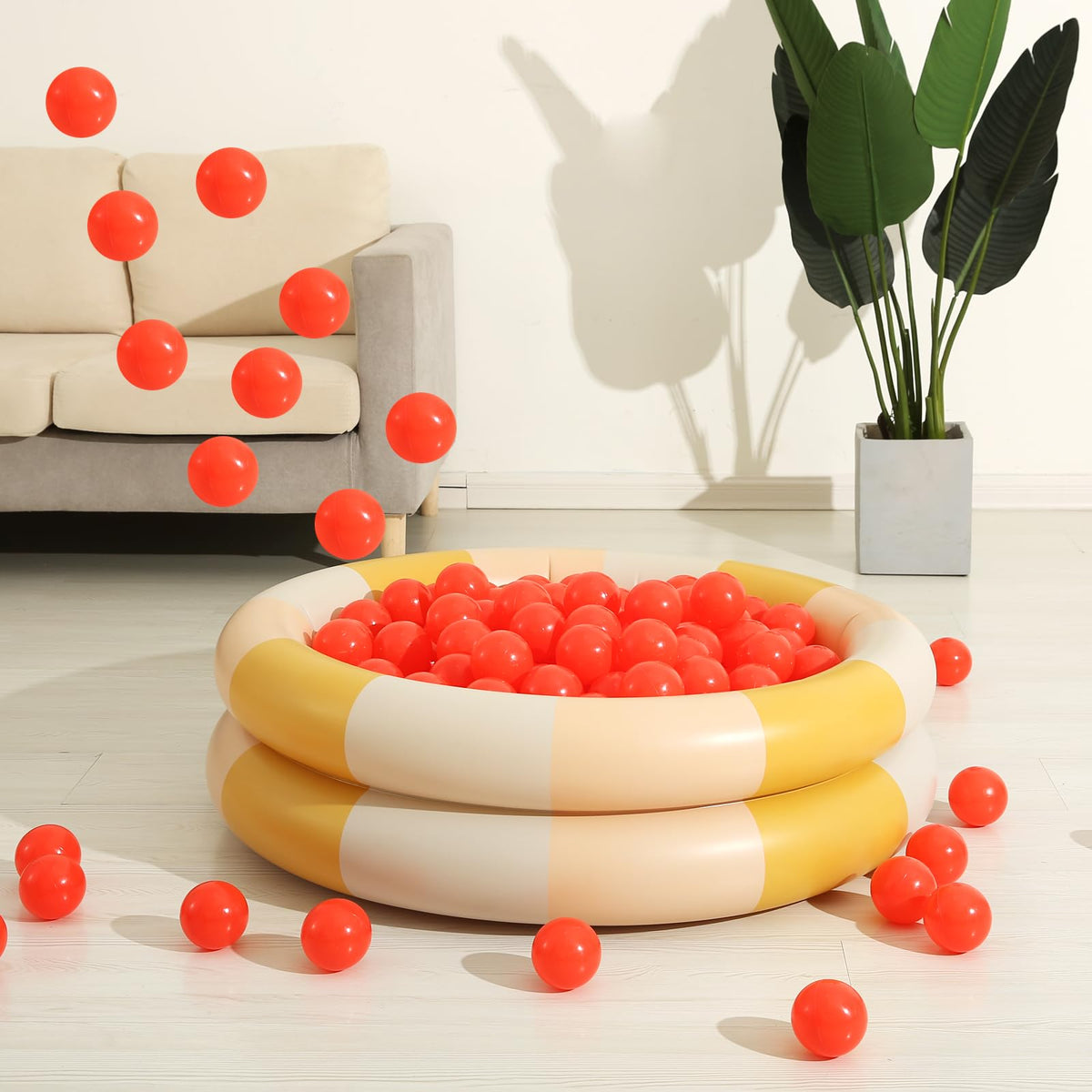 2.75 Inch Crush Proof Plastic Ball Pit Balls Pack of 50 A817809