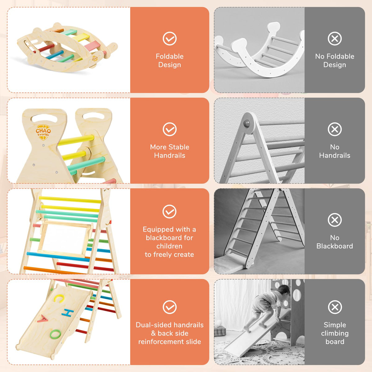 Montessori Toddler Climbing Toys Indoor A84843