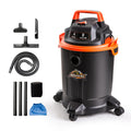 4 Gallon Wet/Dry Vac 2.0 Peak HP Shop Vacuum with Nozzles & Brush S169