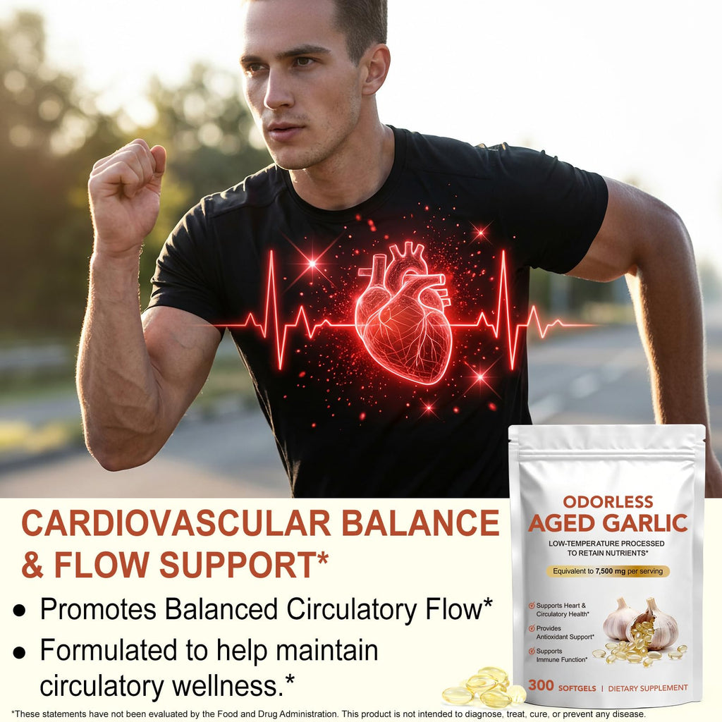 Aged Garlic Extract Capsules 15:1 Concentrated Formula 2 Pack M9745