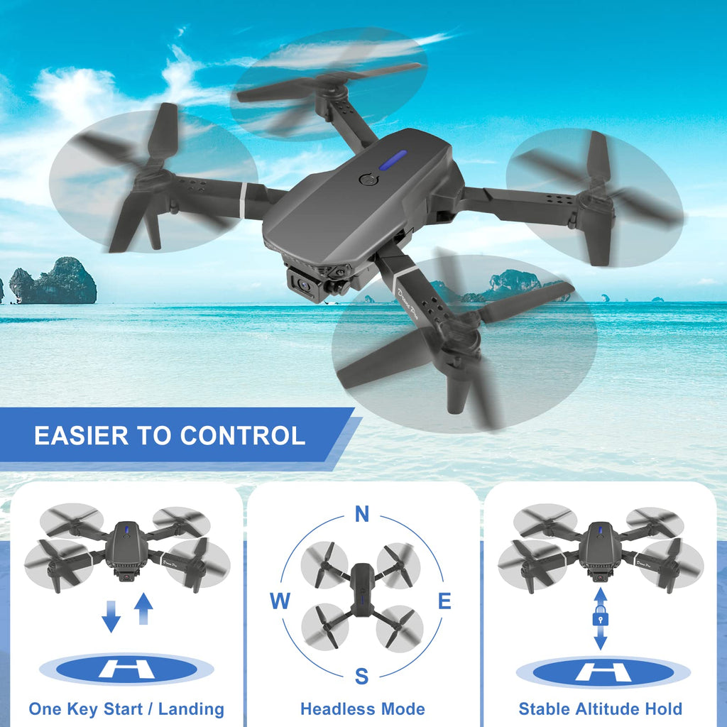 Foldable RC Quadcopter with 4K Dual Cameras J970