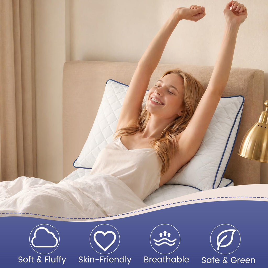 Shredded Memory Foam Pillows King Size Set of 2 X320