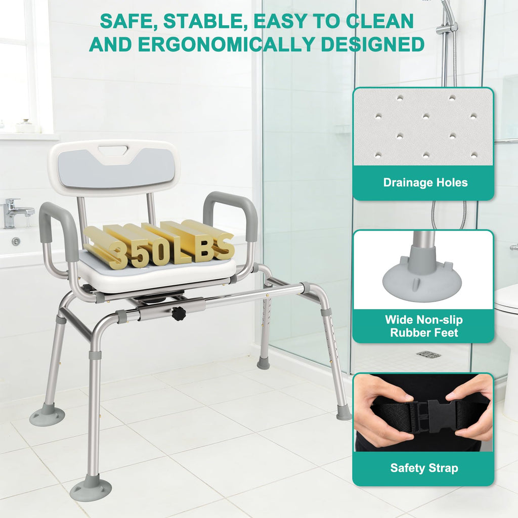 Tub Transfer Bench with Swivel Seat L50701