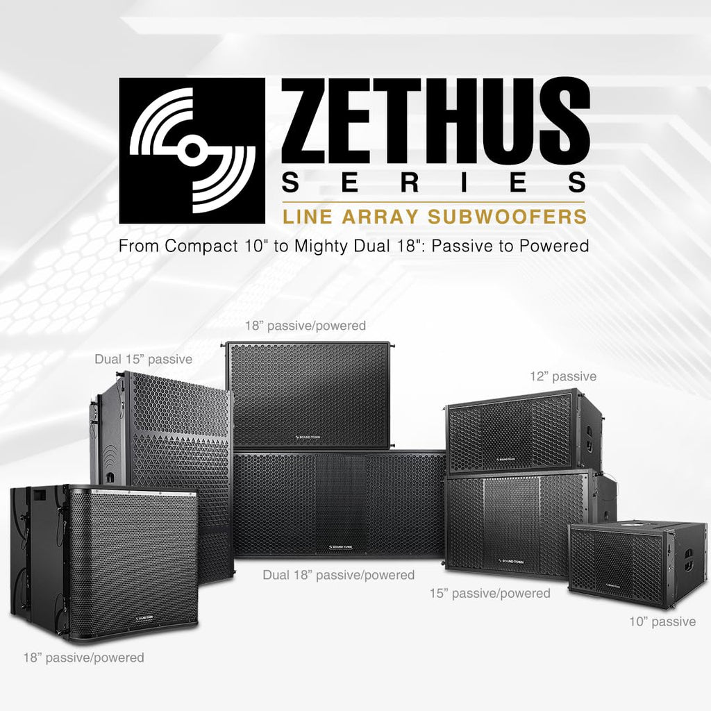 18” 1600W Powered Line Array Subwoofer with DSP F974