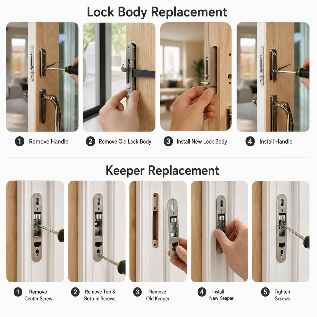 Sliding Door Lock Replacement Kit T654286