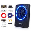 1200W Slim Under-Seat Powered Car Subwoofer with Built-in Amp R659777