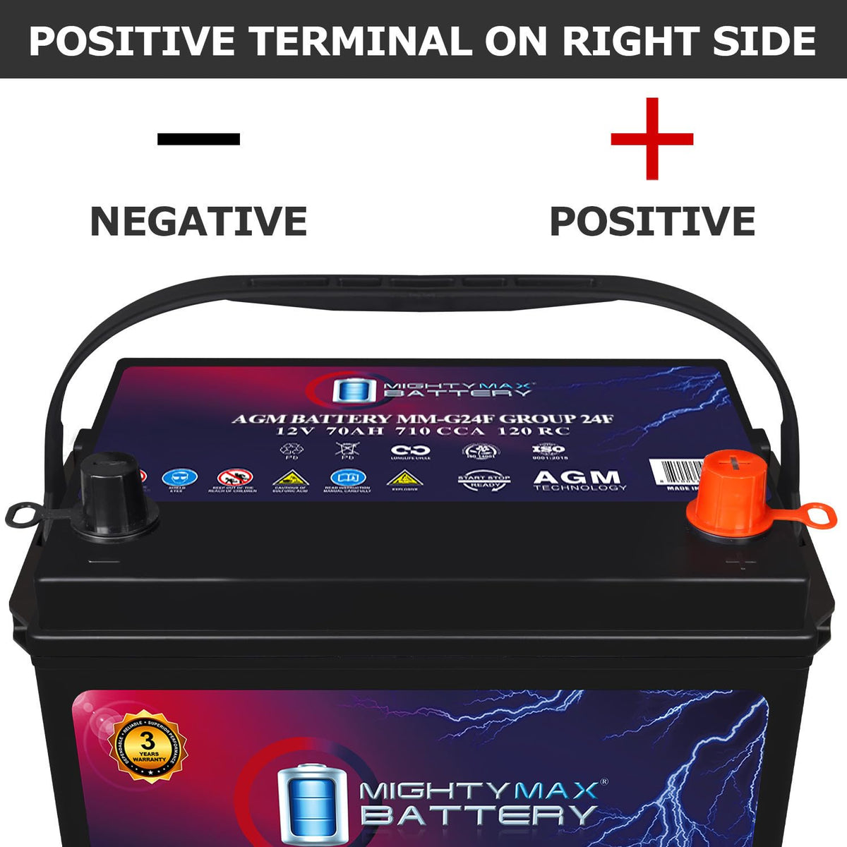 12V 70Ah AGM Replacement Battery X32722