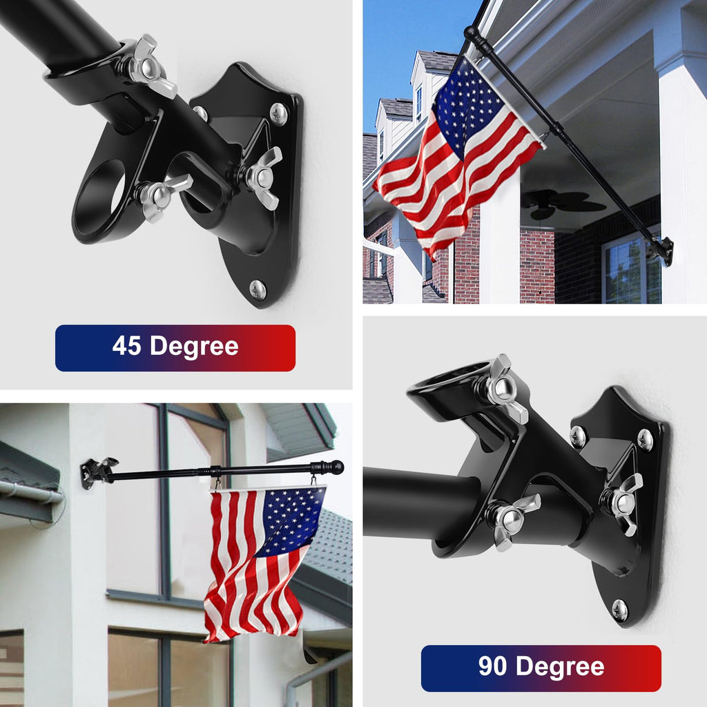 Heavy Duty Aluminum Flag Pole Holder O933