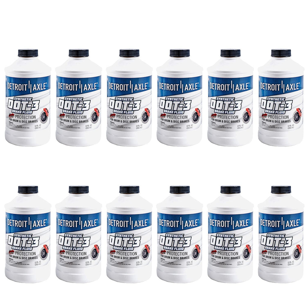 12oz Synthetic Dot-3 Brake Fluid G493