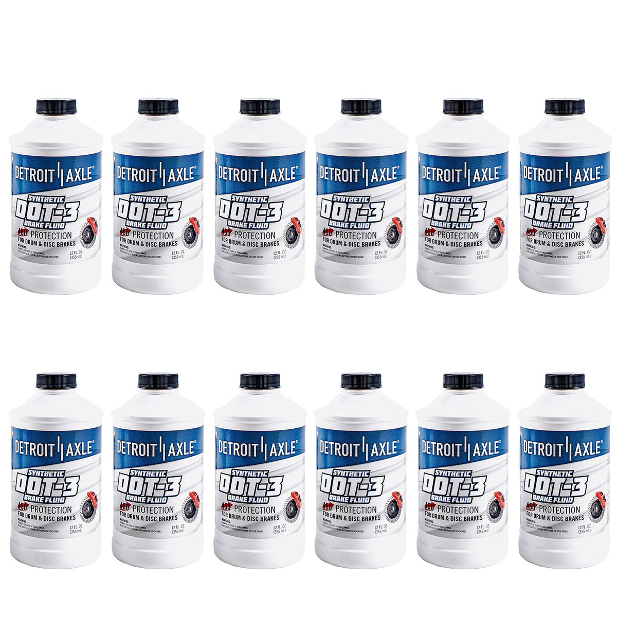 12oz Synthetic Dot-3 Brake Fluid G493