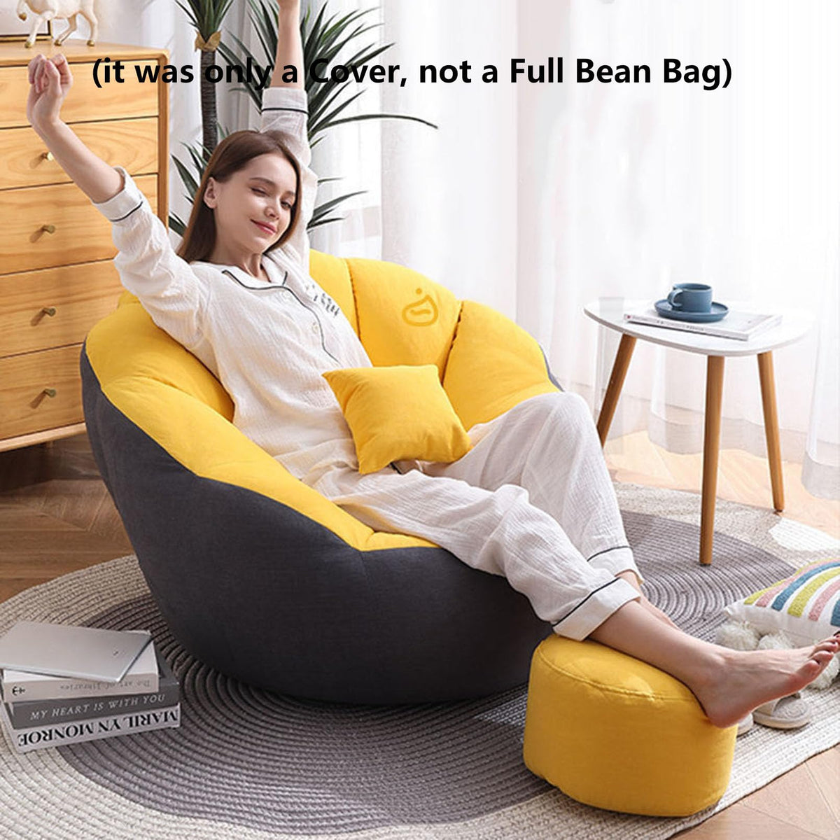 Corduroy Bean Bag Chair Cover X413