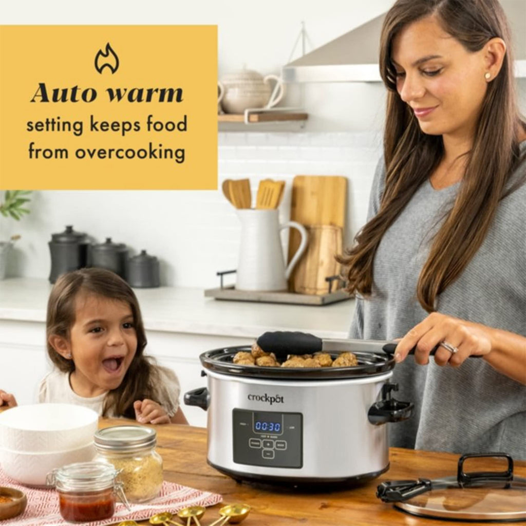 Programmable Slow Cooker, 4 Quart Oval T444