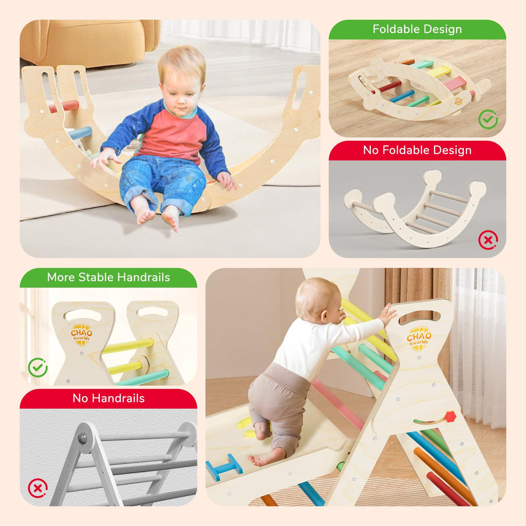 Montessori Toddler Climbing Toys Indoor A84843