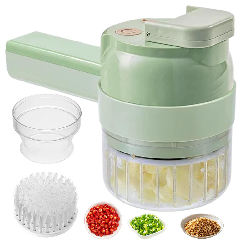 Wireless Mini 4 in 1 Electric Vegetable Chopper Rechargeable Food Cutter S92833