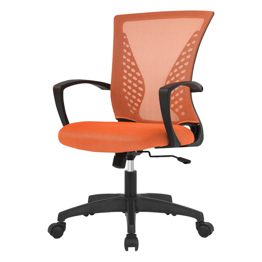Orange Ergonomic Office Desk Chair with Armrest G244546