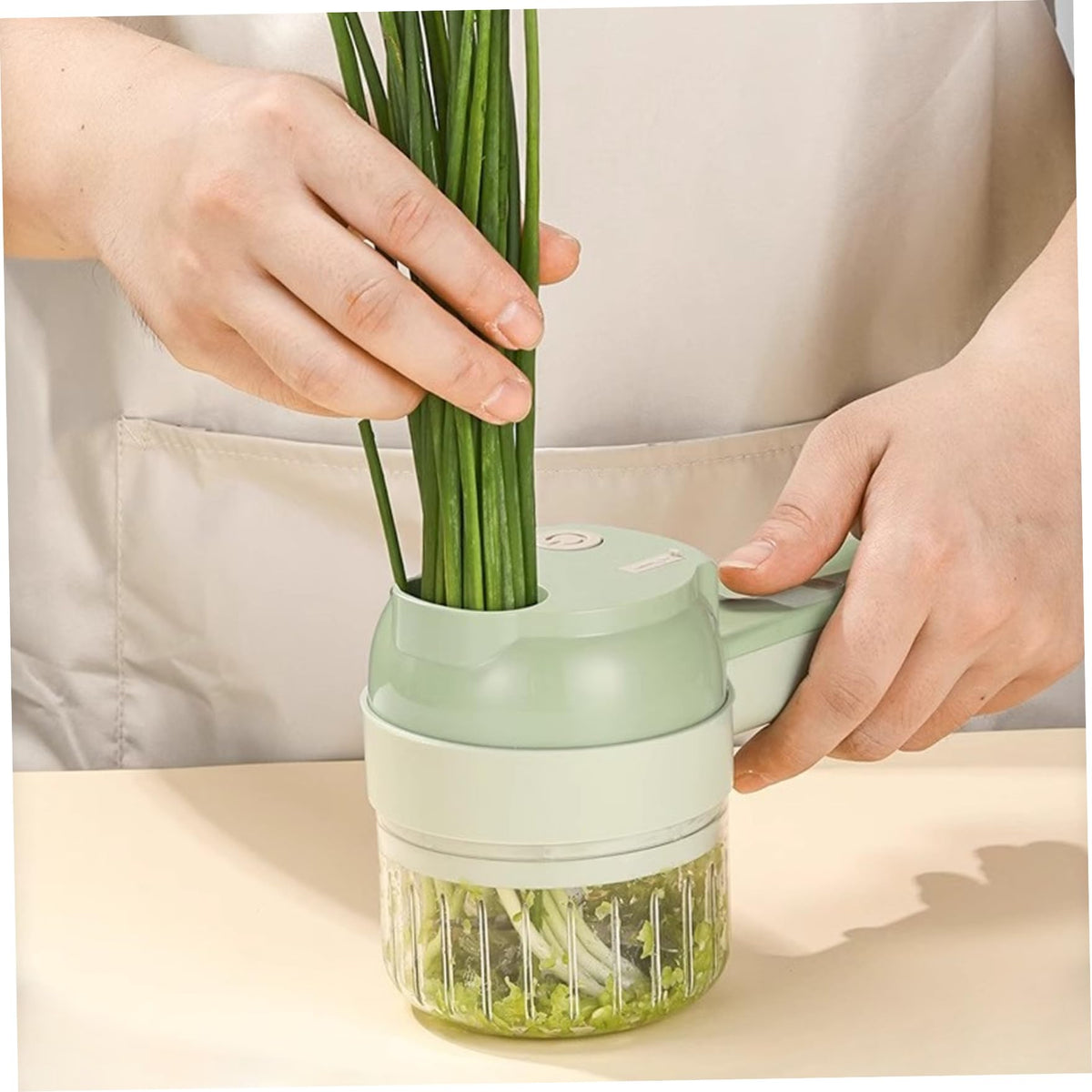 Wireless Mini 4 in 1 Electric Vegetable Chopper Rechargeable Food Cutter S92833