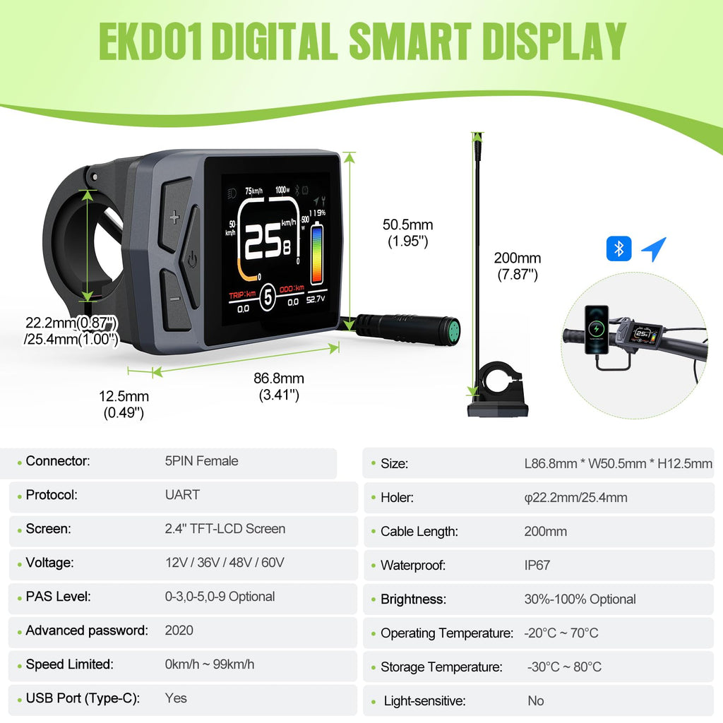 48V 1000W Electric Bike Conversion Kit Rear Wheel Hub Motor Q14203