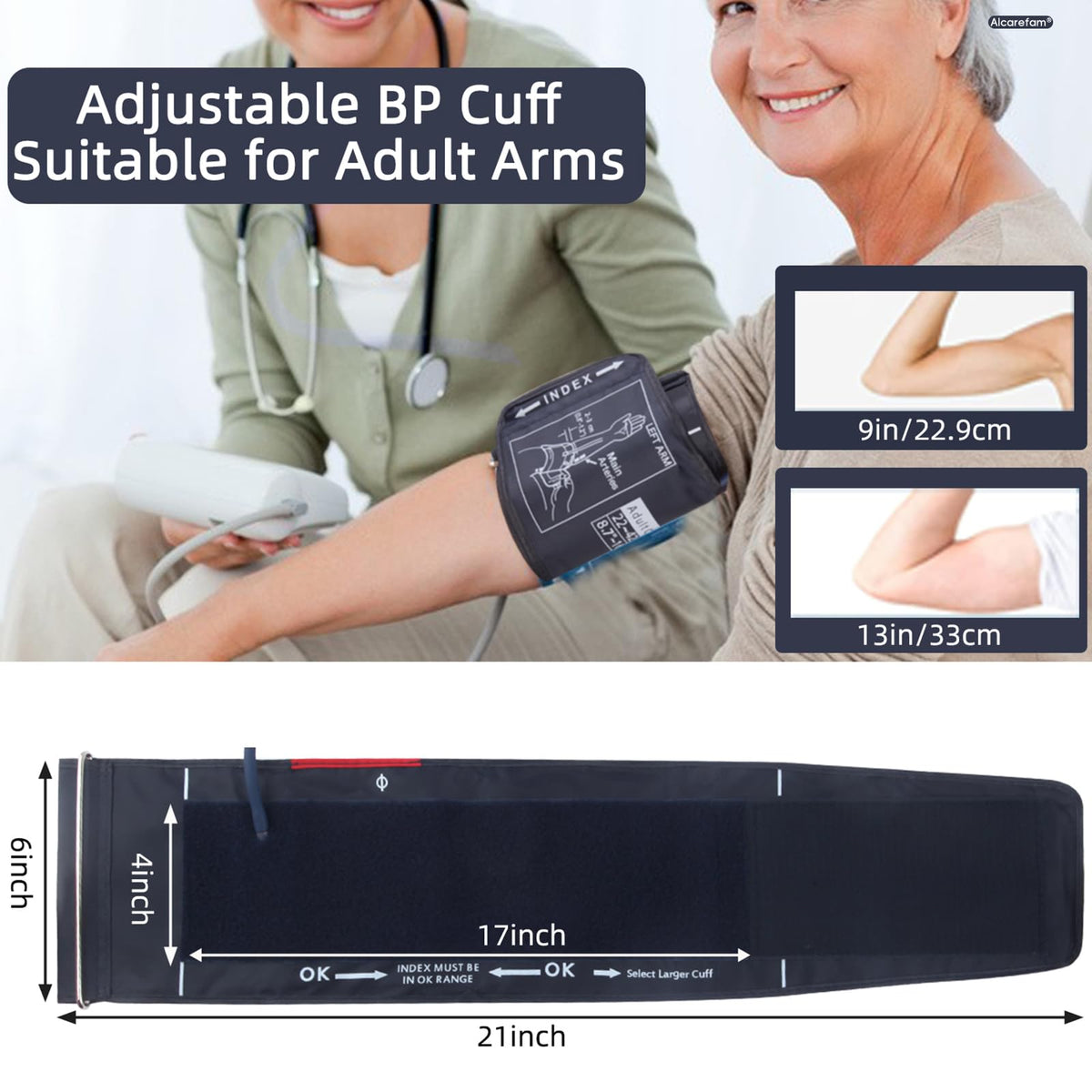 Large Blood Pressure Cuff, 8.7”-16.5” Y784719