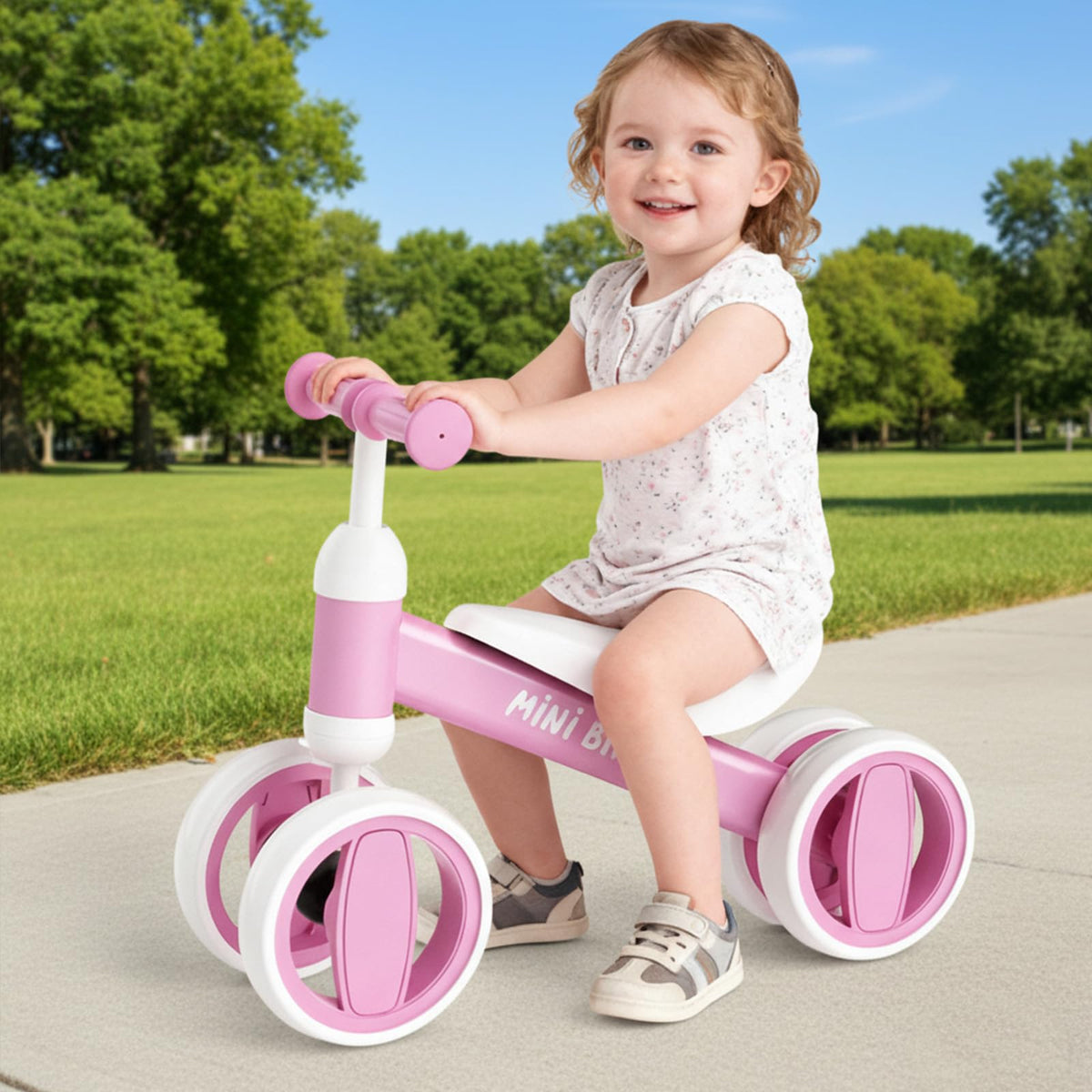Balance Bike 4 Silent Wheels Soft Seat V926
