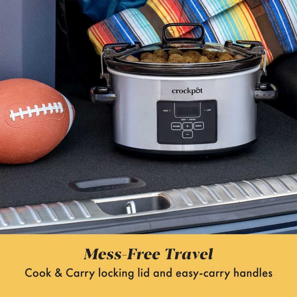 Programmable Slow Cooker, 4 Quart Oval T444