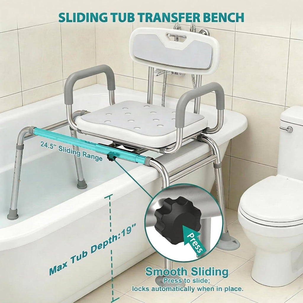 Tub Transfer Bench with Swivel Seat L50701