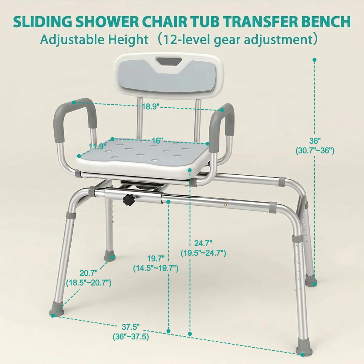 Tub Transfer Bench with Swivel Seat L50701