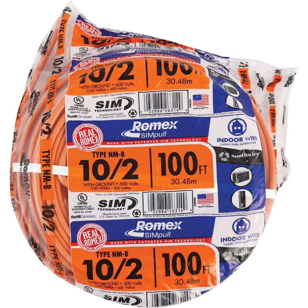 100' 10/2 NMB W/G Cable L544