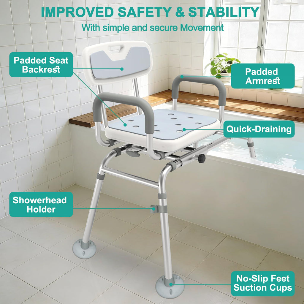 Tub Transfer Bench with Swivel Seat L50701