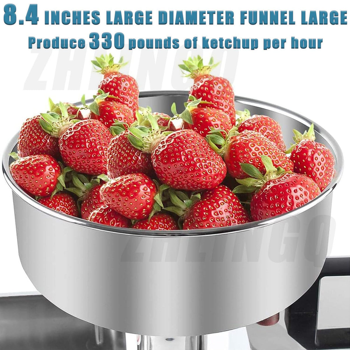 450W Stainless Steel Electric Tomato Strainer K27698