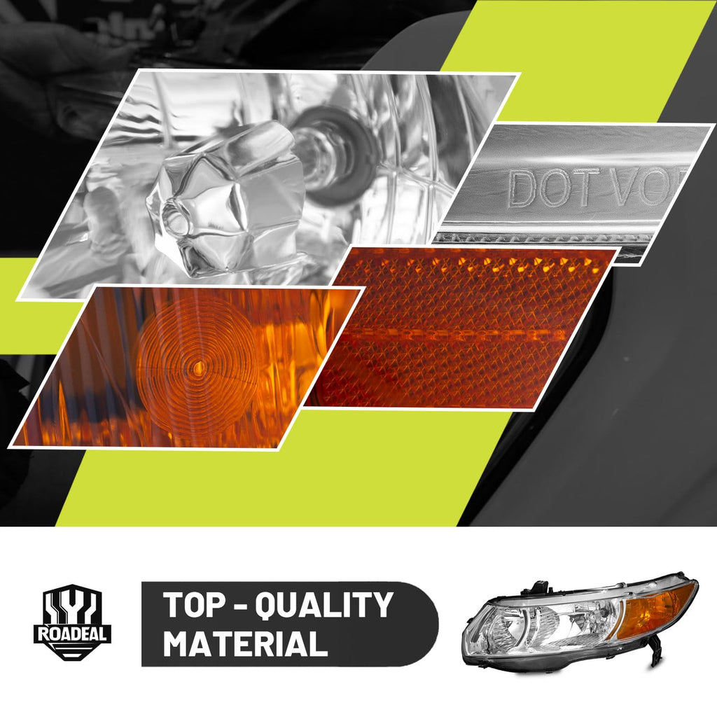 2006-2011 Honda Civic 2-Door Coupe Headlights Y783170