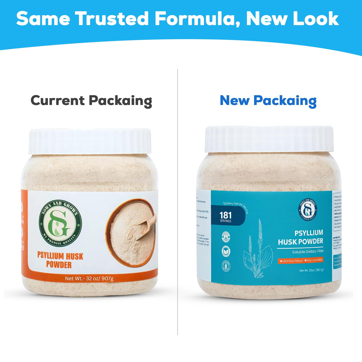 Psyllium Husk Powder 32oz Finely Ground I63581
