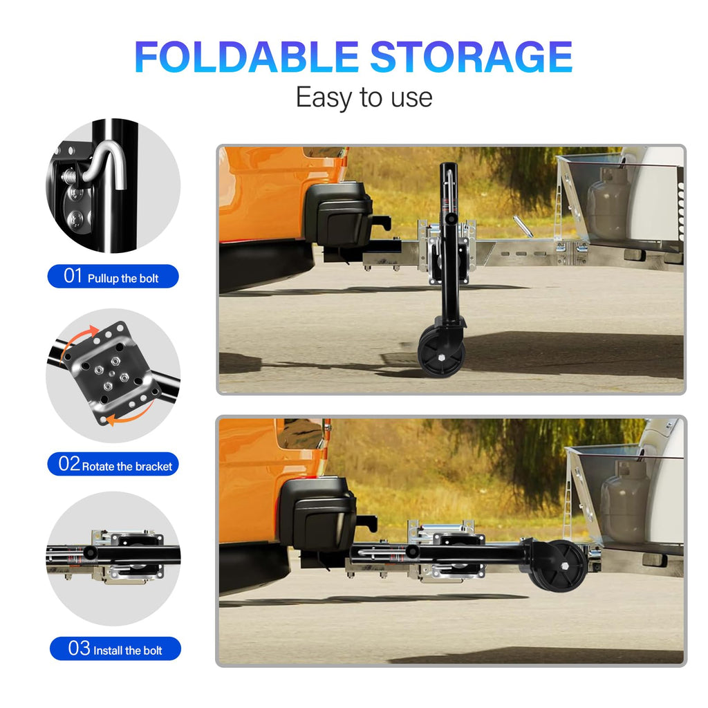 2000 lbs Dual Wheel Trailer Jack O92592