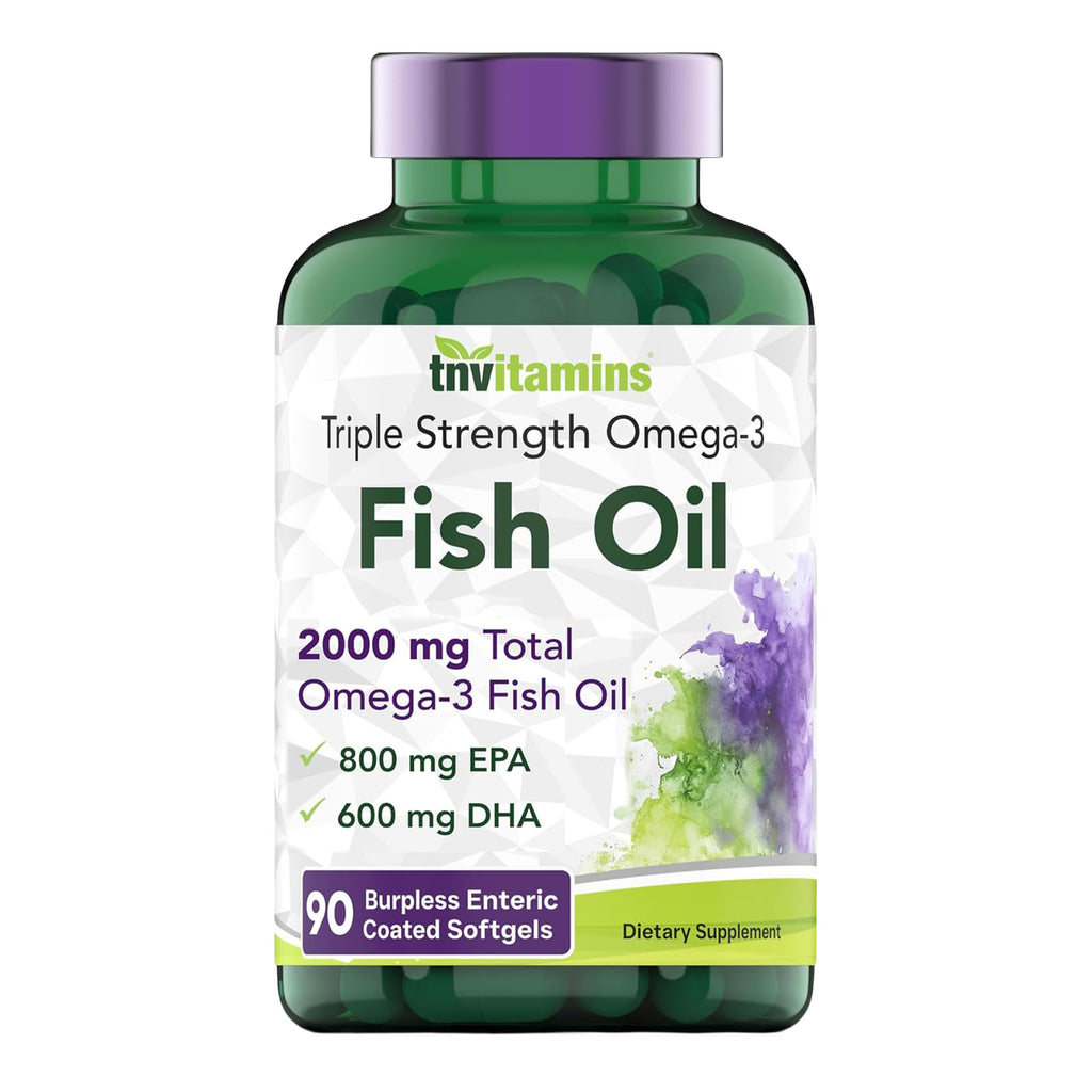 2000mg Omega-3 Fish Oil 90 Softgels S456526