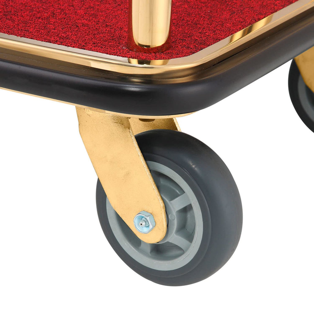 Gold Stainless Steel Bellman Cart H655